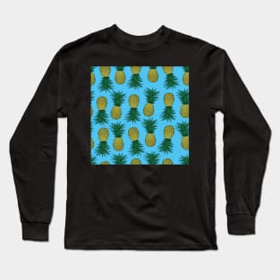 Awesome pineapple pattern Long Sleeve T-Shirt